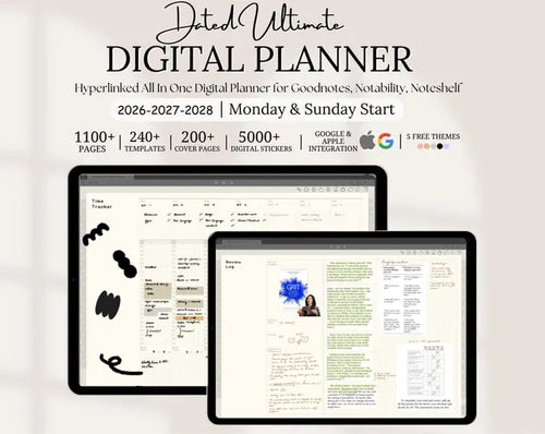 Cozy 2026 Digital Planner (worth $19)